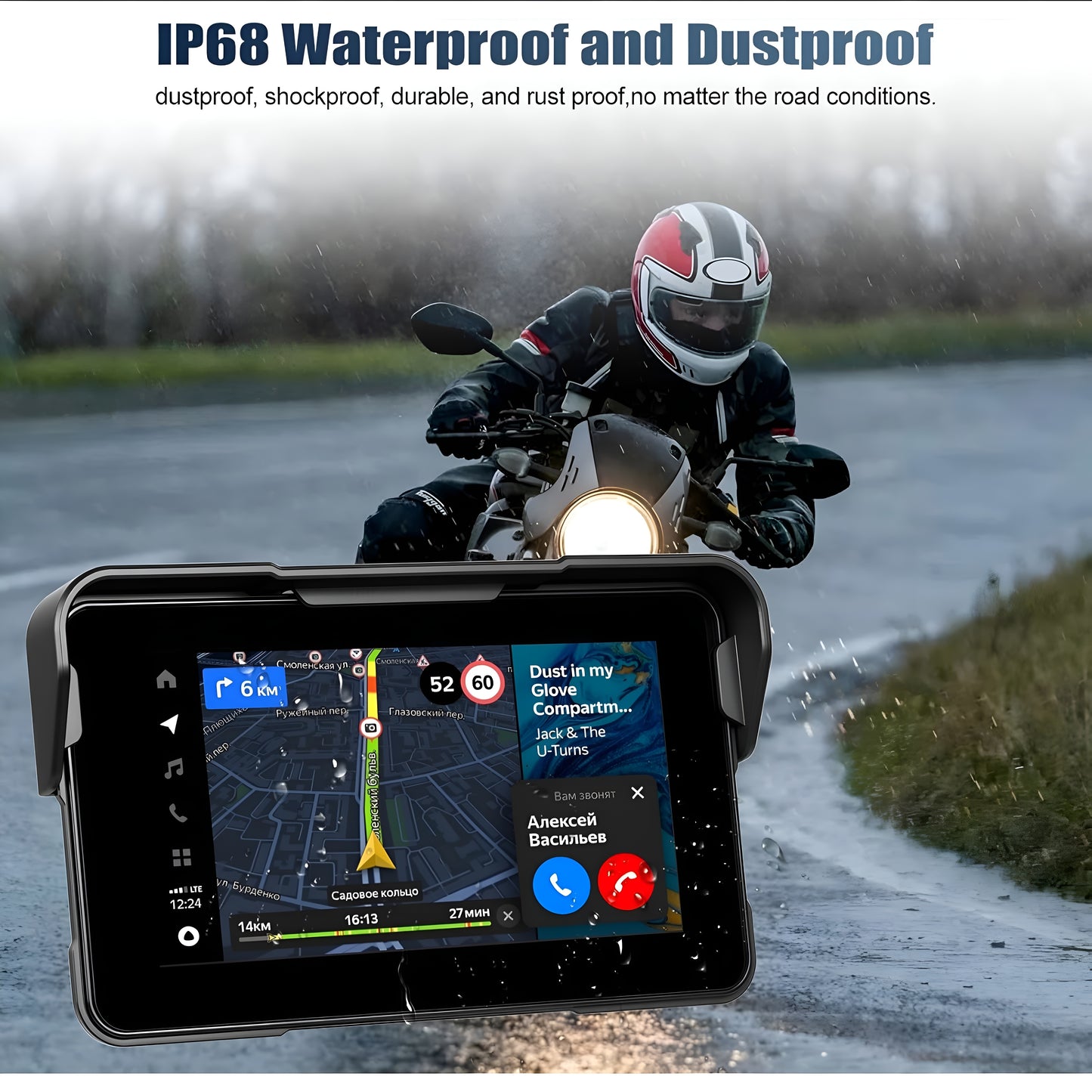CAMECHO Navigatore Wireless Moto