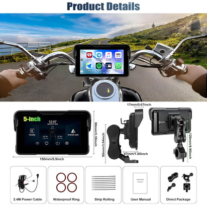 CAMECHO Navigatore Wireless Moto