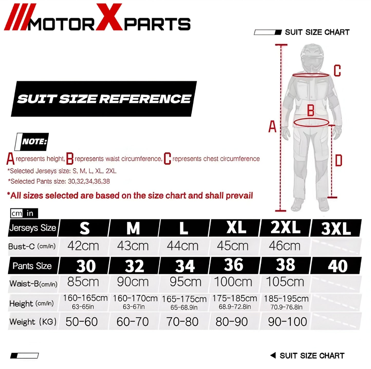 Tuta da Cross Motocross - Moto Enduro - Pantalone e Giacca [s,m,l,xl,xxl]